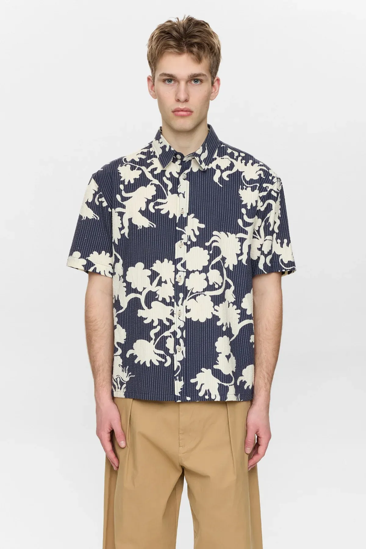 AKOTTO AOP SS SHIRT - Sky Captain