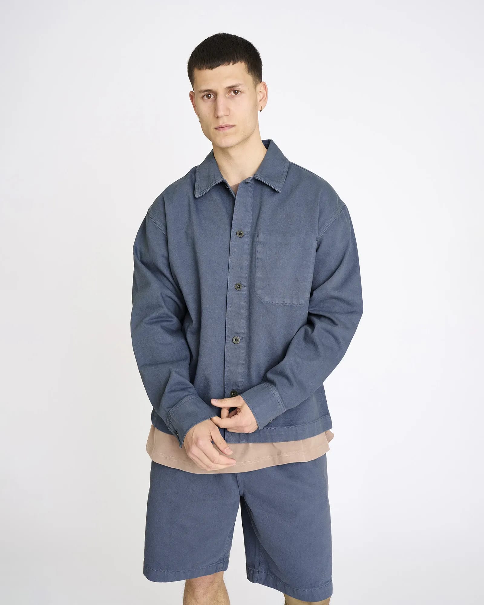 Overshirt "Armstrong" | 100% Cotton | Blue